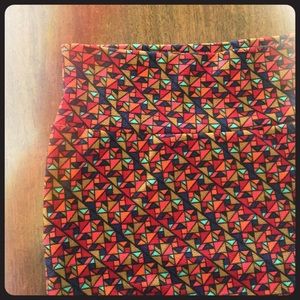 LuLaRoe geometric Cassie pencil skirt